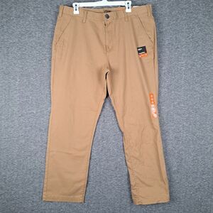 Urban Pipeline Super Flex Slim Straight Pants Mens 37x29 Khaki Stretch Chino